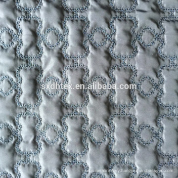 winter thermal jacket embroidery fabric with quilting